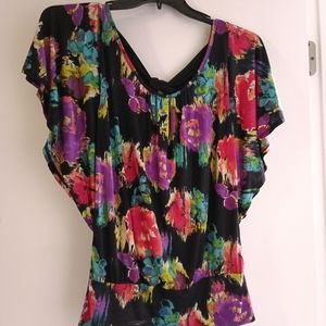 HeartSoul colorful floral top